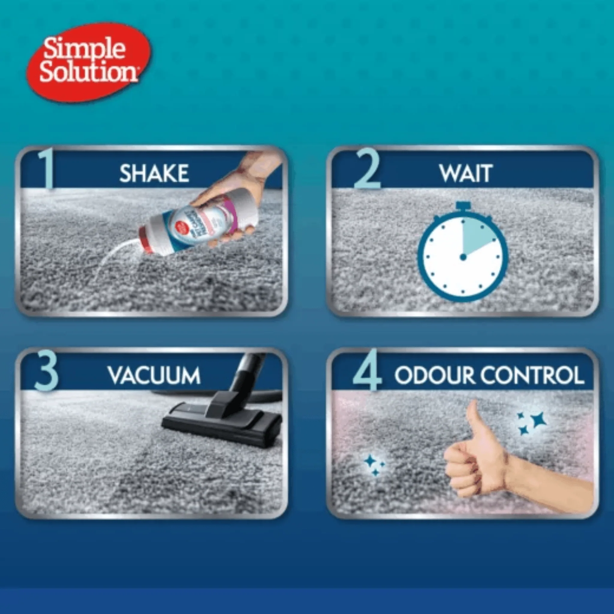 Simple Solution Pet Carpet Freshener 500g - Image 3